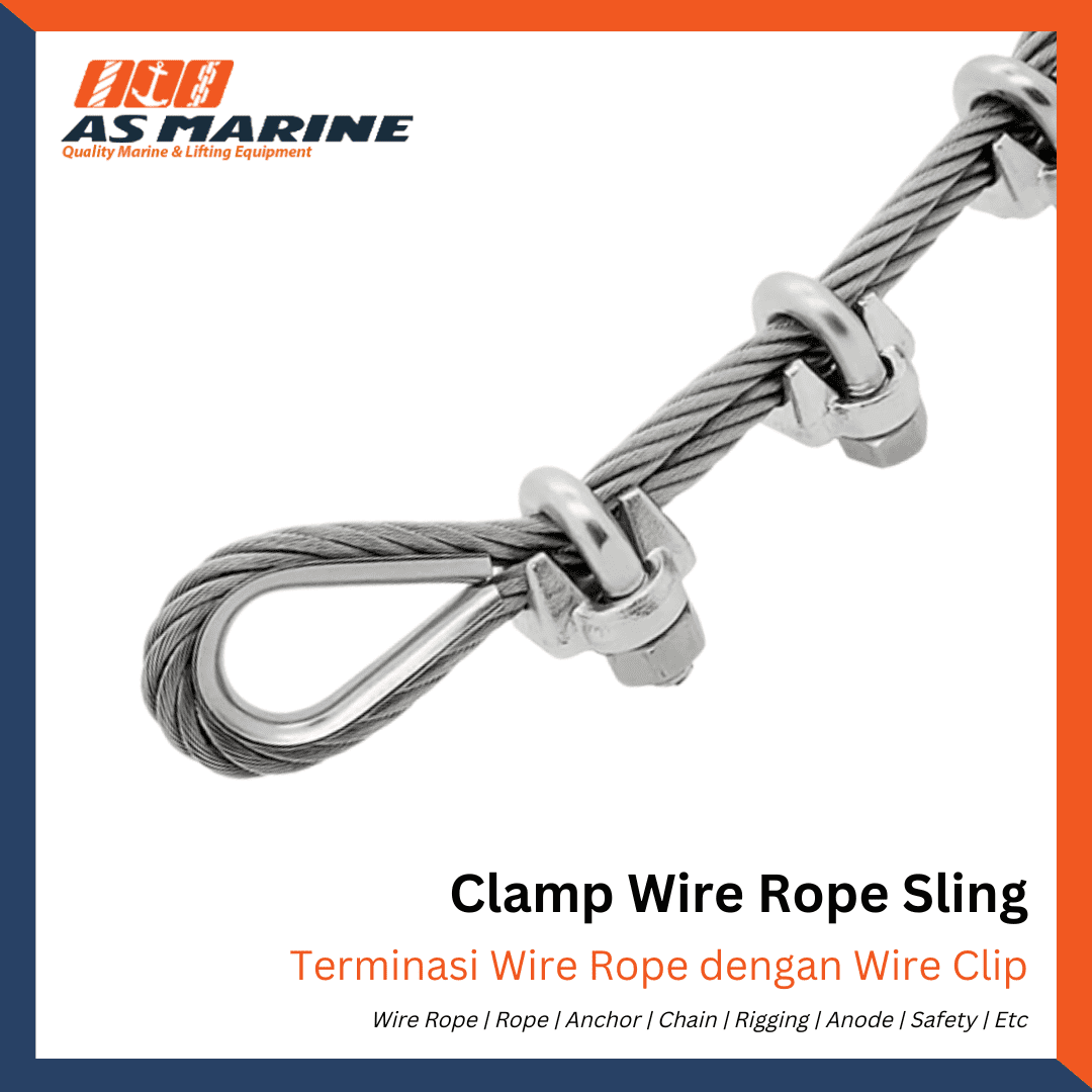 Jual Clamp Wire Rope Sling / Talurit dengan Wire Rope Clip